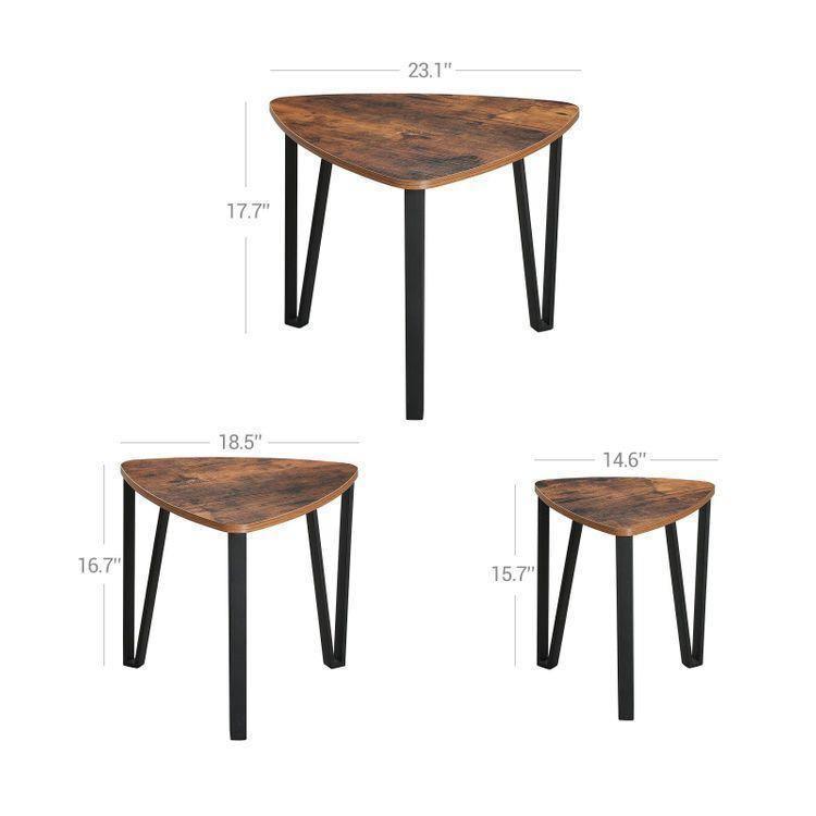 3 Pieces Vintage Table FredCo