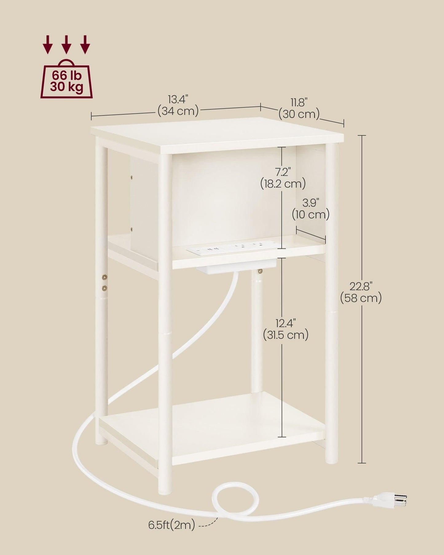 3-Tier End Table FredCo