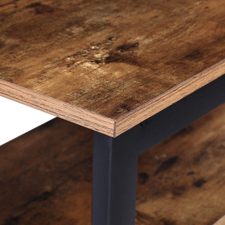 3-Tier Industrial Side Table FredCo