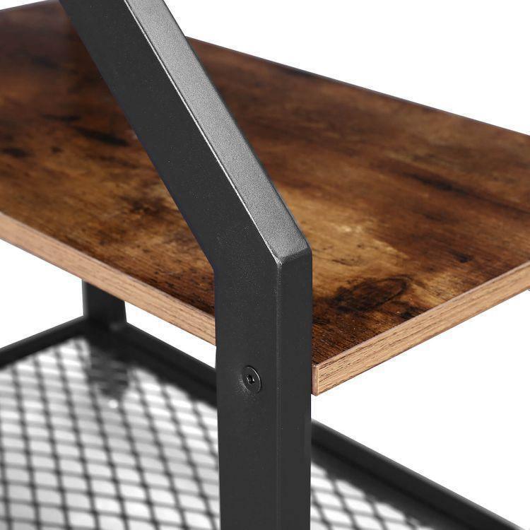 3-Tier Industrial Side Table FredCo