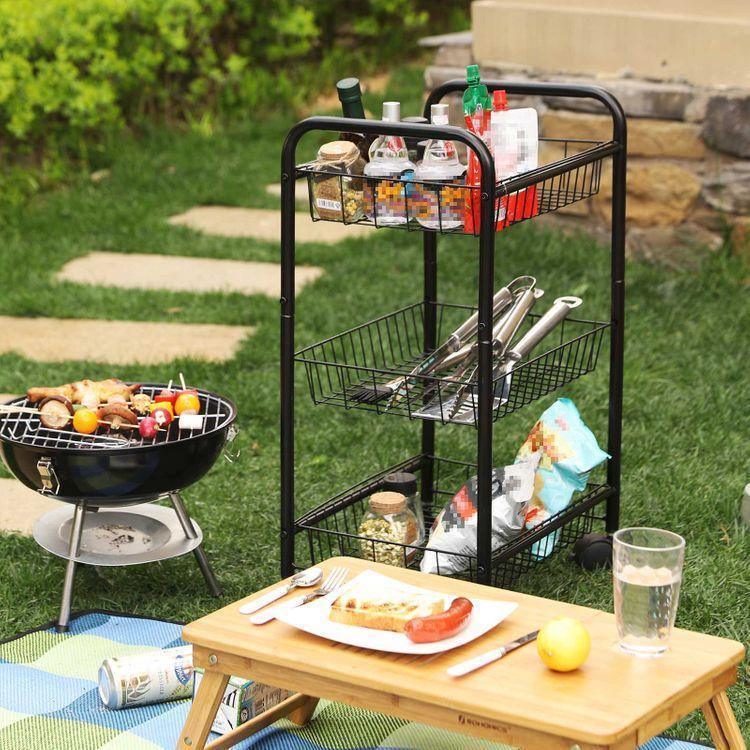 3 Tiers Rolling Cart FredCo