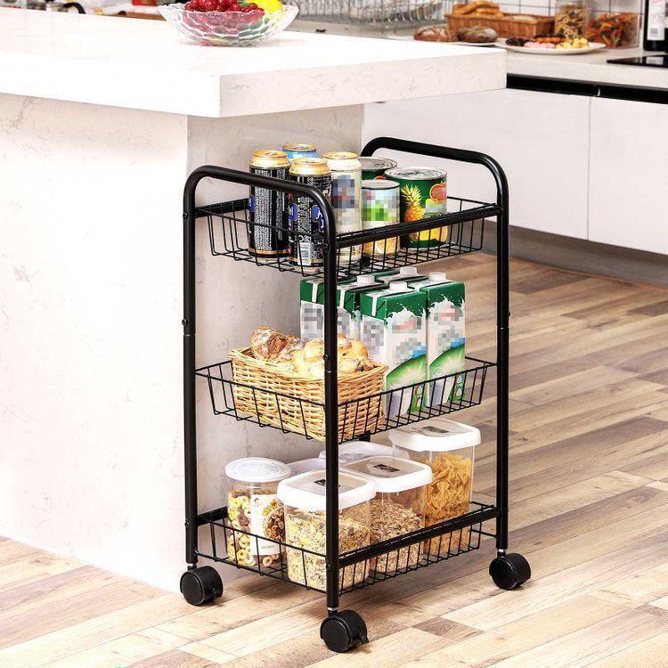 3 Tiers Rolling Cart FredCo