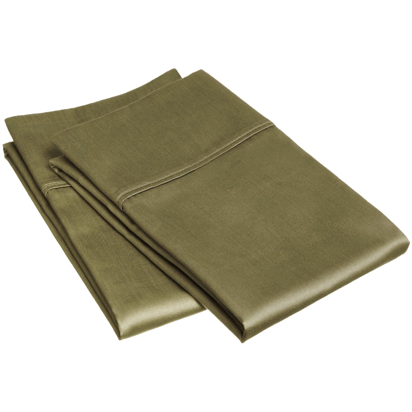 300-Thread Count 100% Egyptian Cotton Lightweight Solid Pillowcase Set FredCo