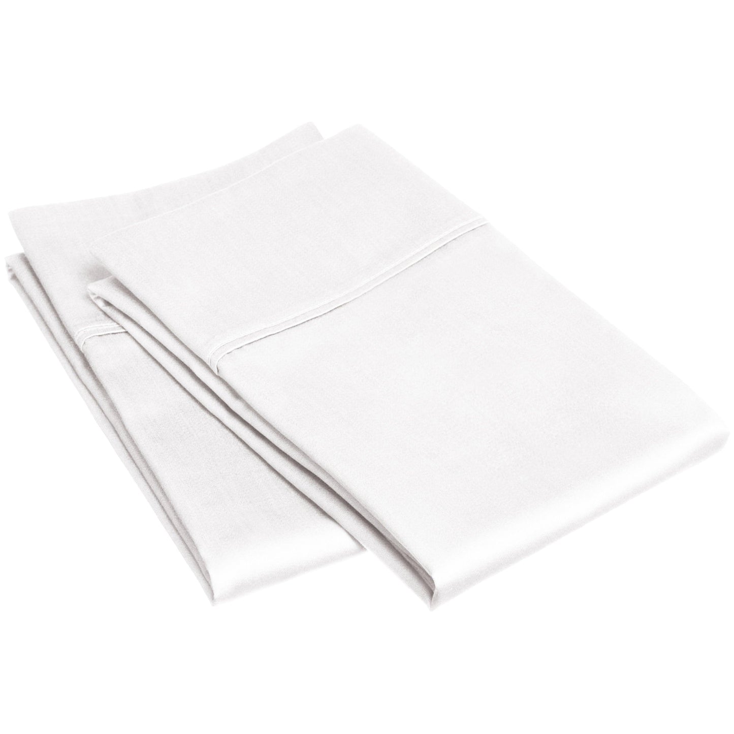 300-Thread Count 100% Egyptian Cotton Lightweight Solid Pillowcase Set FredCo