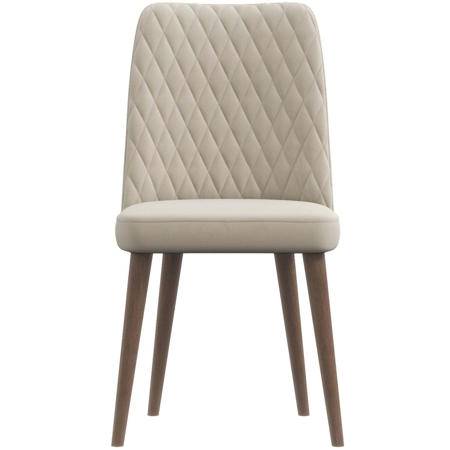Premium Katie Mid-Century Modern Velvet Dining Chair Set - Elegant Design, Durable Velvet, Solid Wood Frame for Home Kitchen FredCo