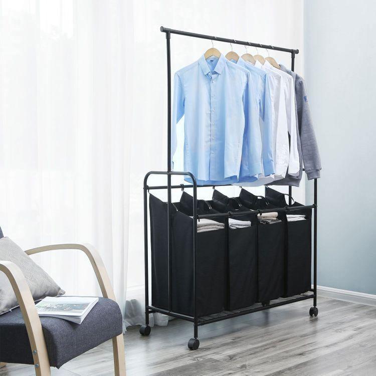 4 Bags Laundry Sorter FredCo