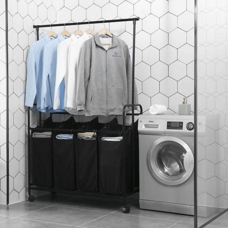 4 Bags Laundry Sorter FredCo