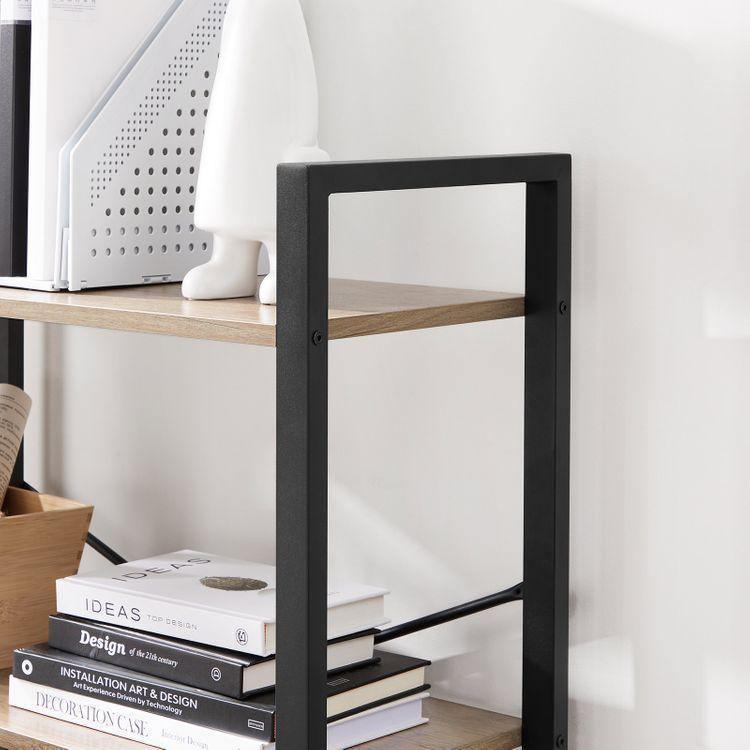4-Tier Bookcase with Steel Frame FredCo