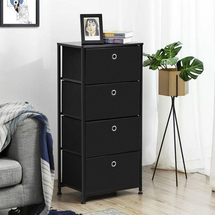 4 Tier Fabric Dresser FredCo