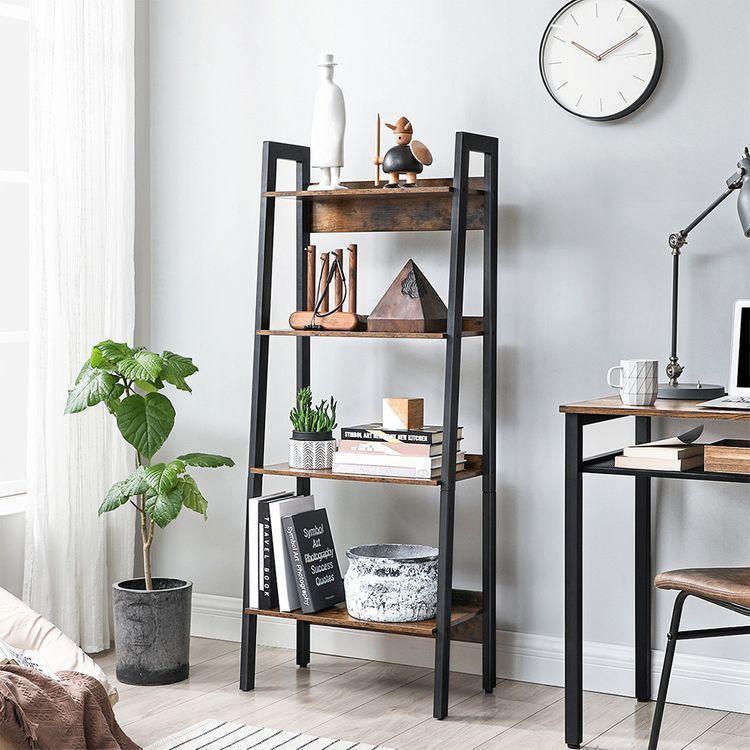 4-Tier Home Office Bookshelf FredCo