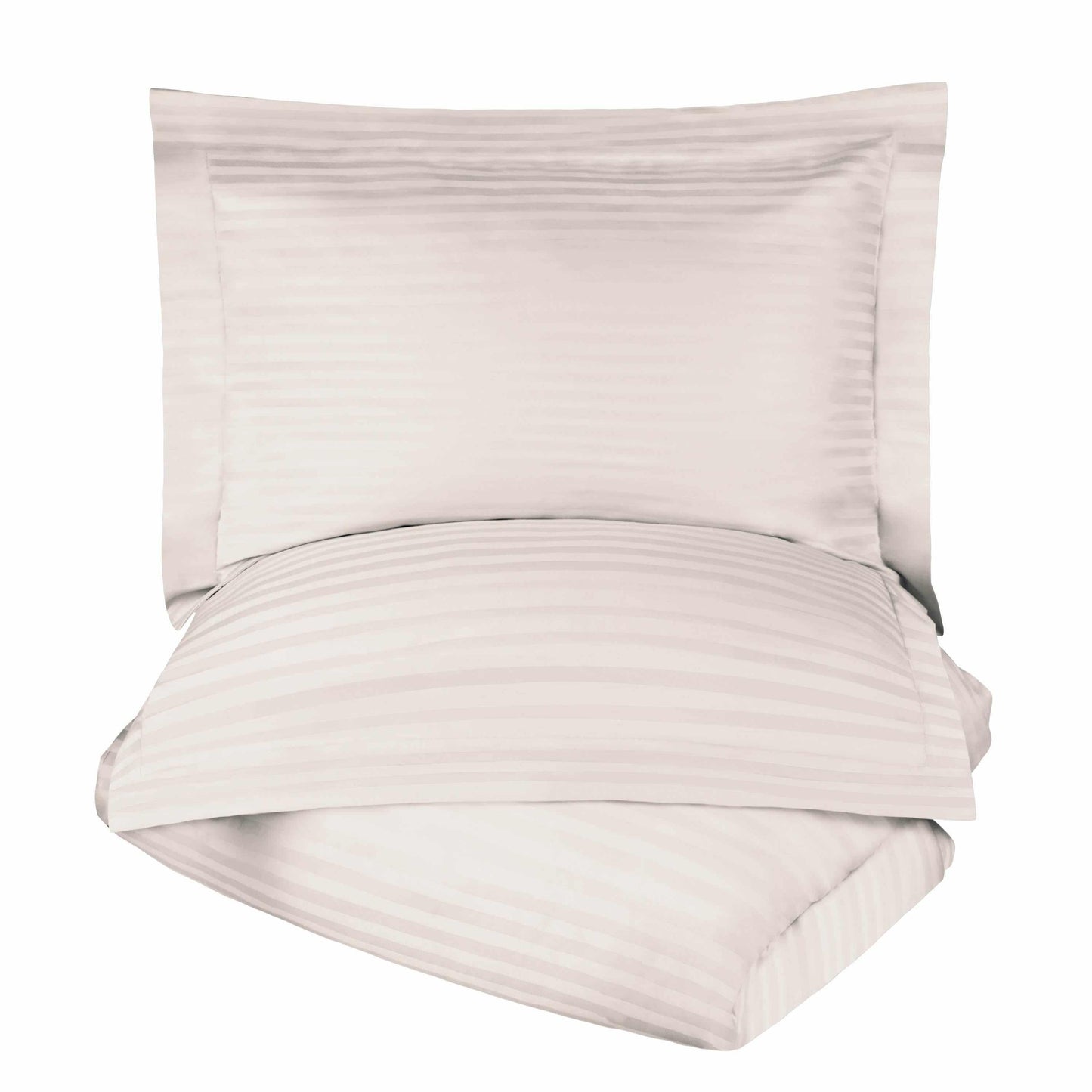 400-Thread Count 100% Egyptian Cotton Elegant Stripes Duvet Cover Set FredCo