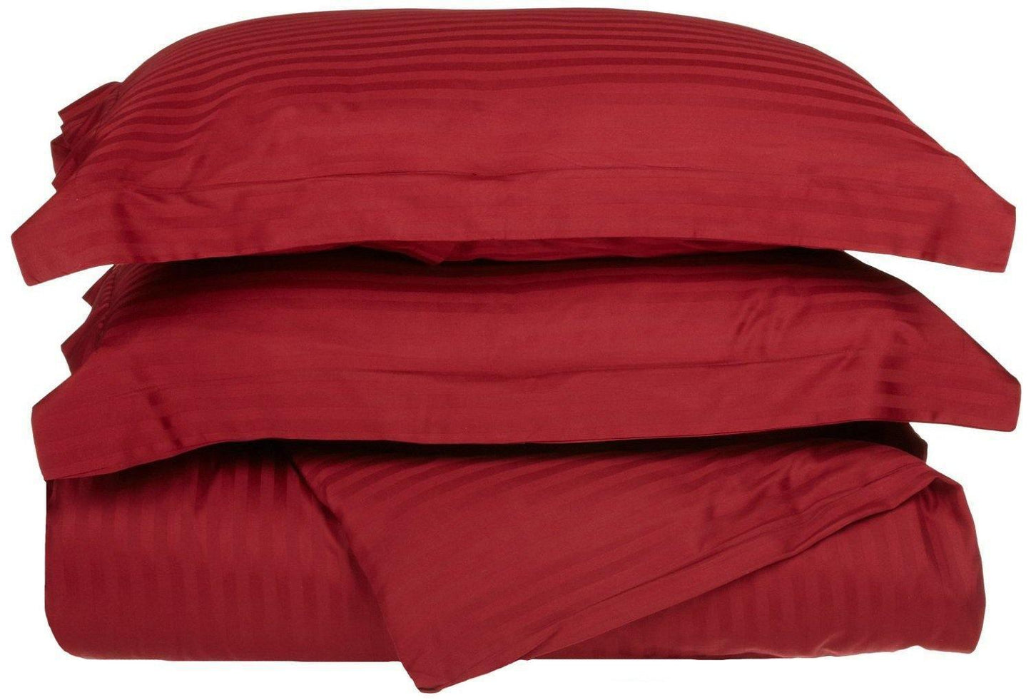 400-Thread Count 100% Egyptian Cotton Elegant Stripes Duvet Cover Set FredCo