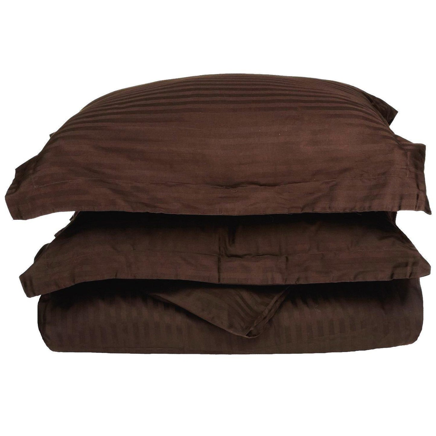 400-Thread Count 100% Egyptian Cotton Elegant Stripes Duvet Cover Set FredCo