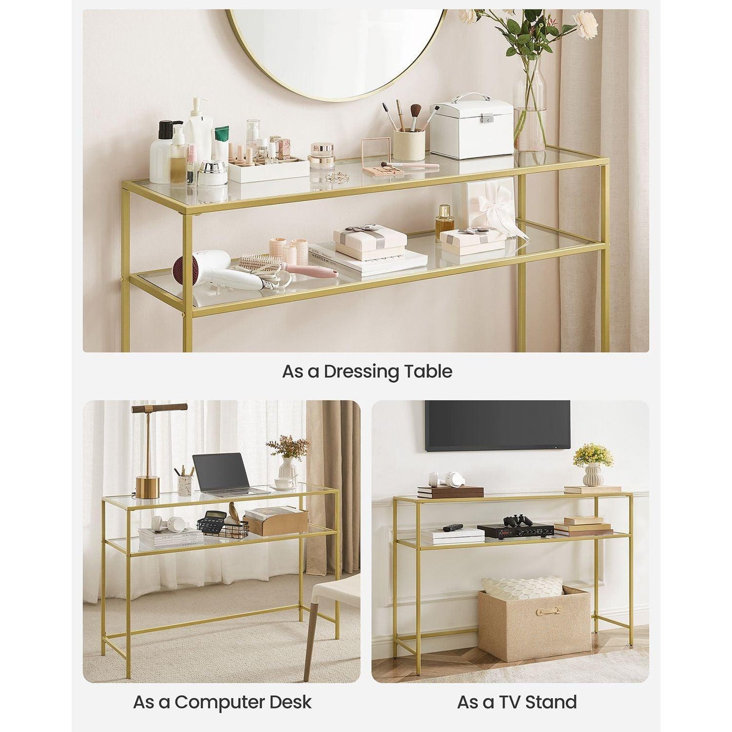 47.2 Inch Console Sofa Table FredCo