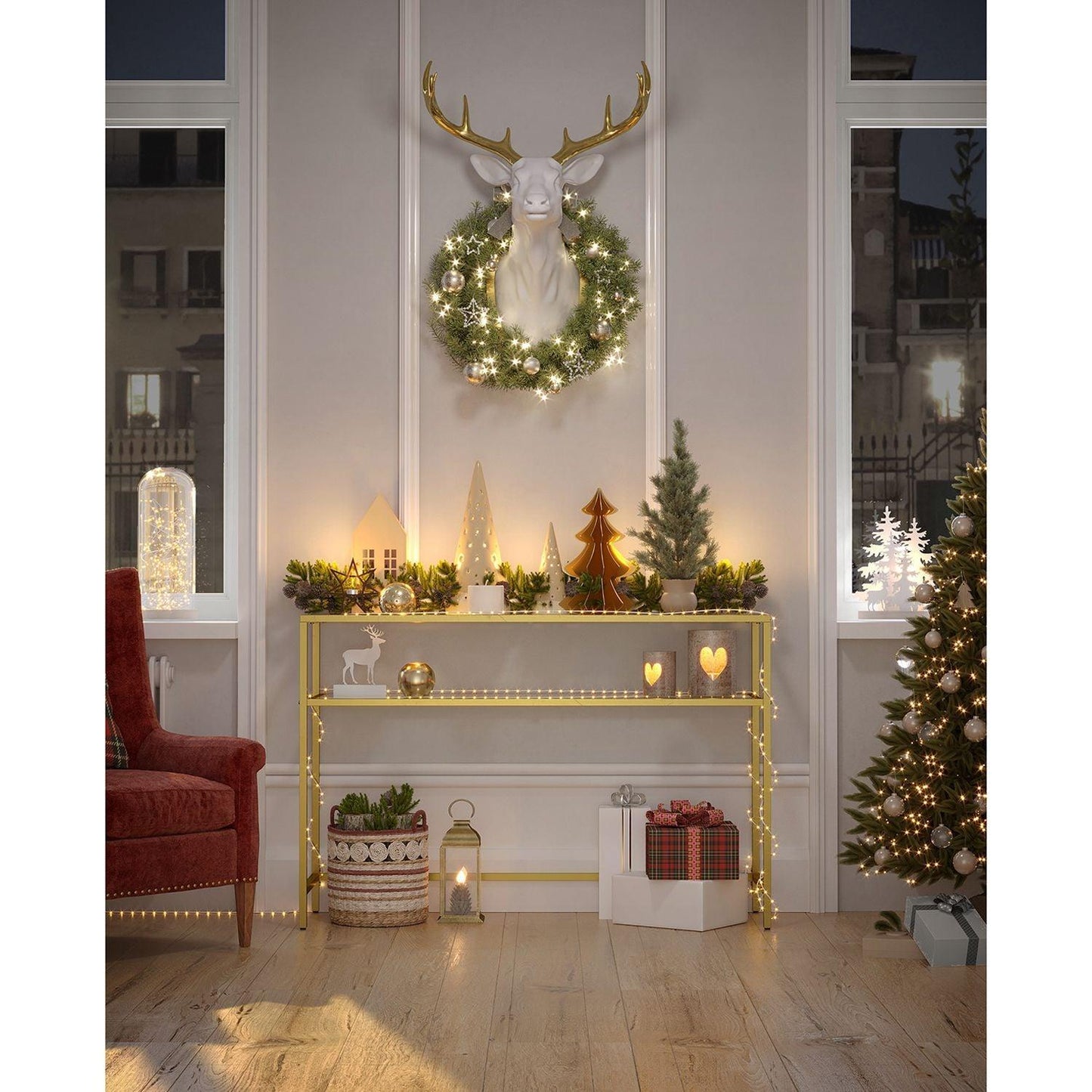 47.2 Inch Console Sofa Table FredCo