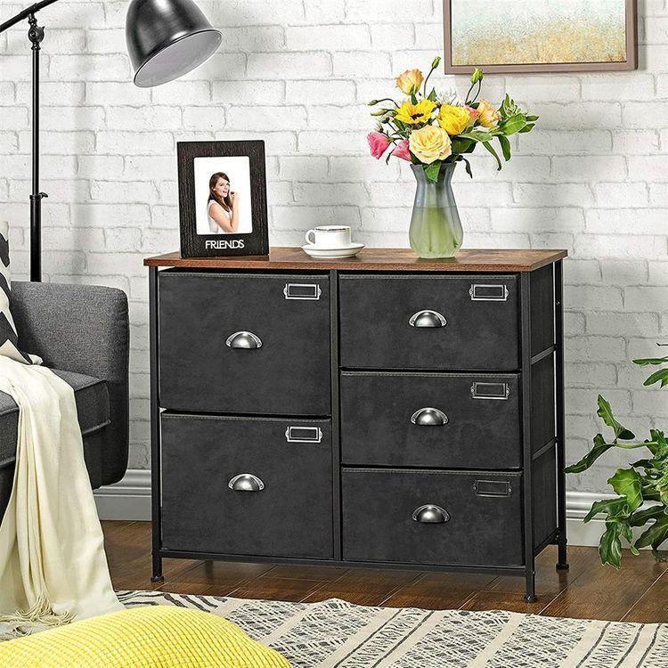 5 Drawers Wide Dresser FredCo