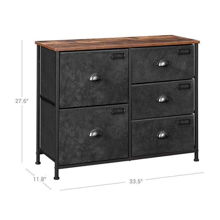 5 Drawers Wide Dresser FredCo