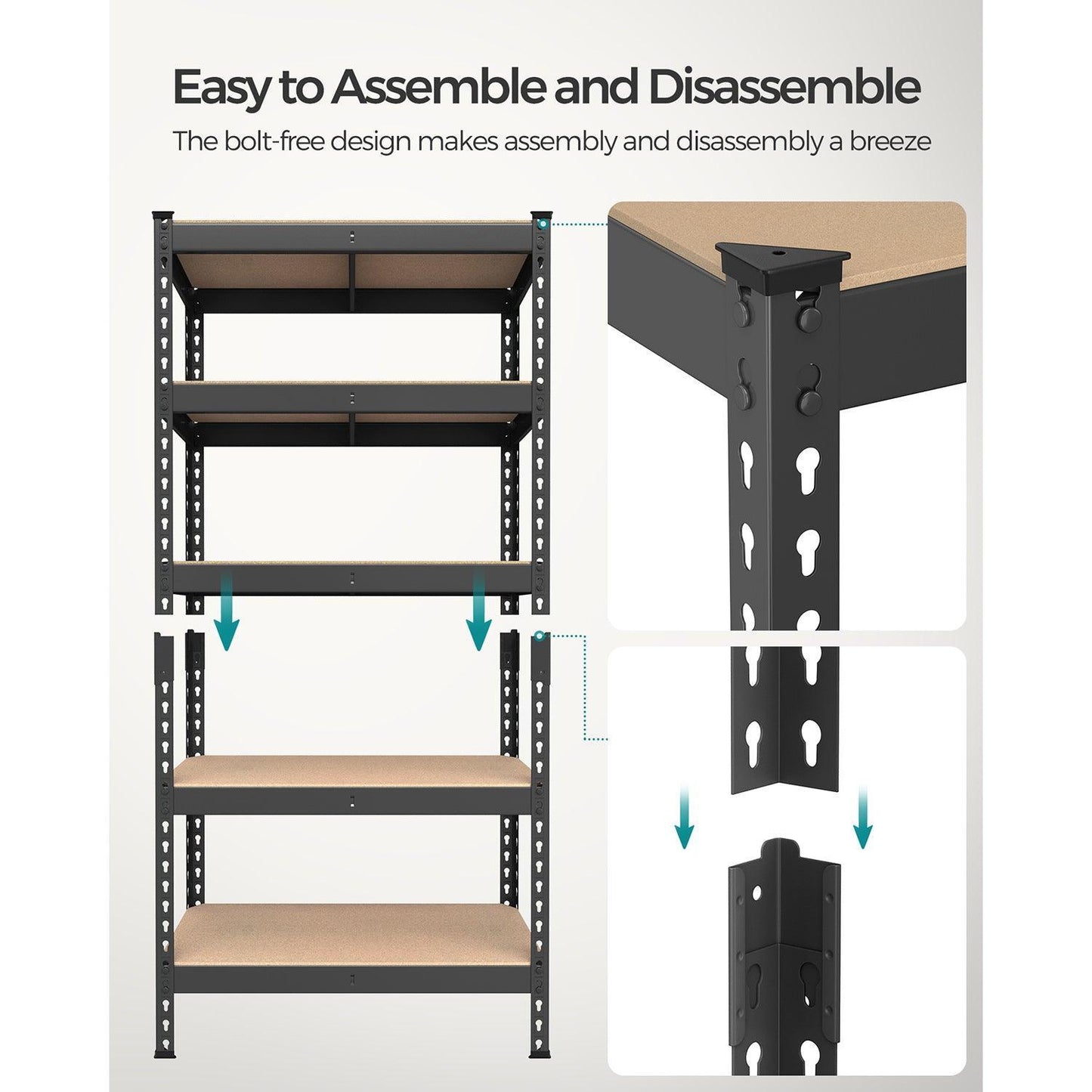 5-Tier Garage Storage Shelf FredCo