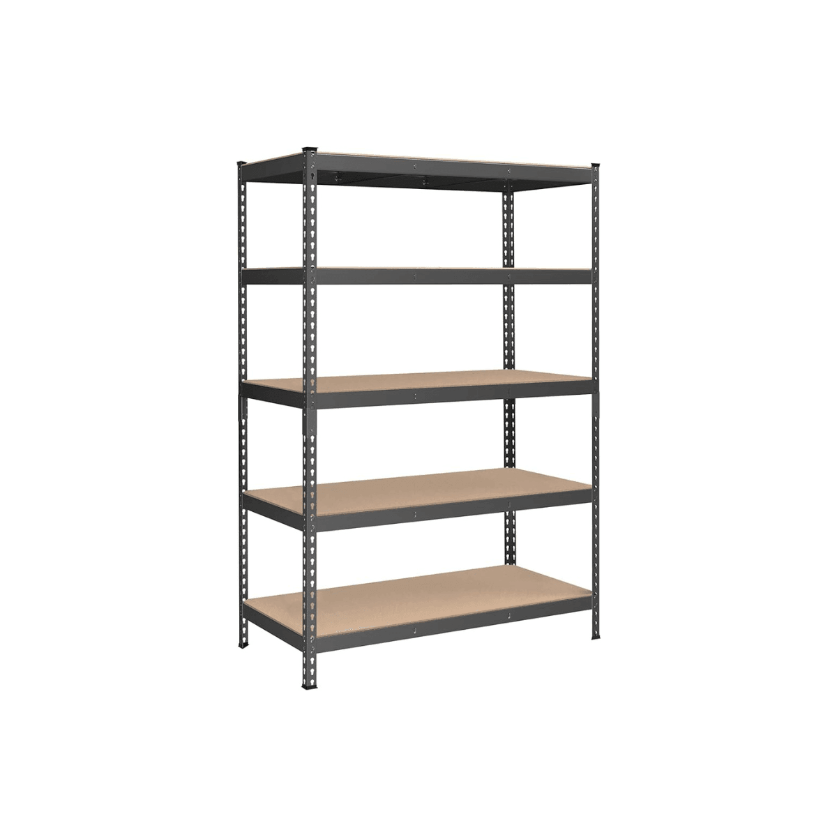 5-Tier Gray Storage Shelves FredCo