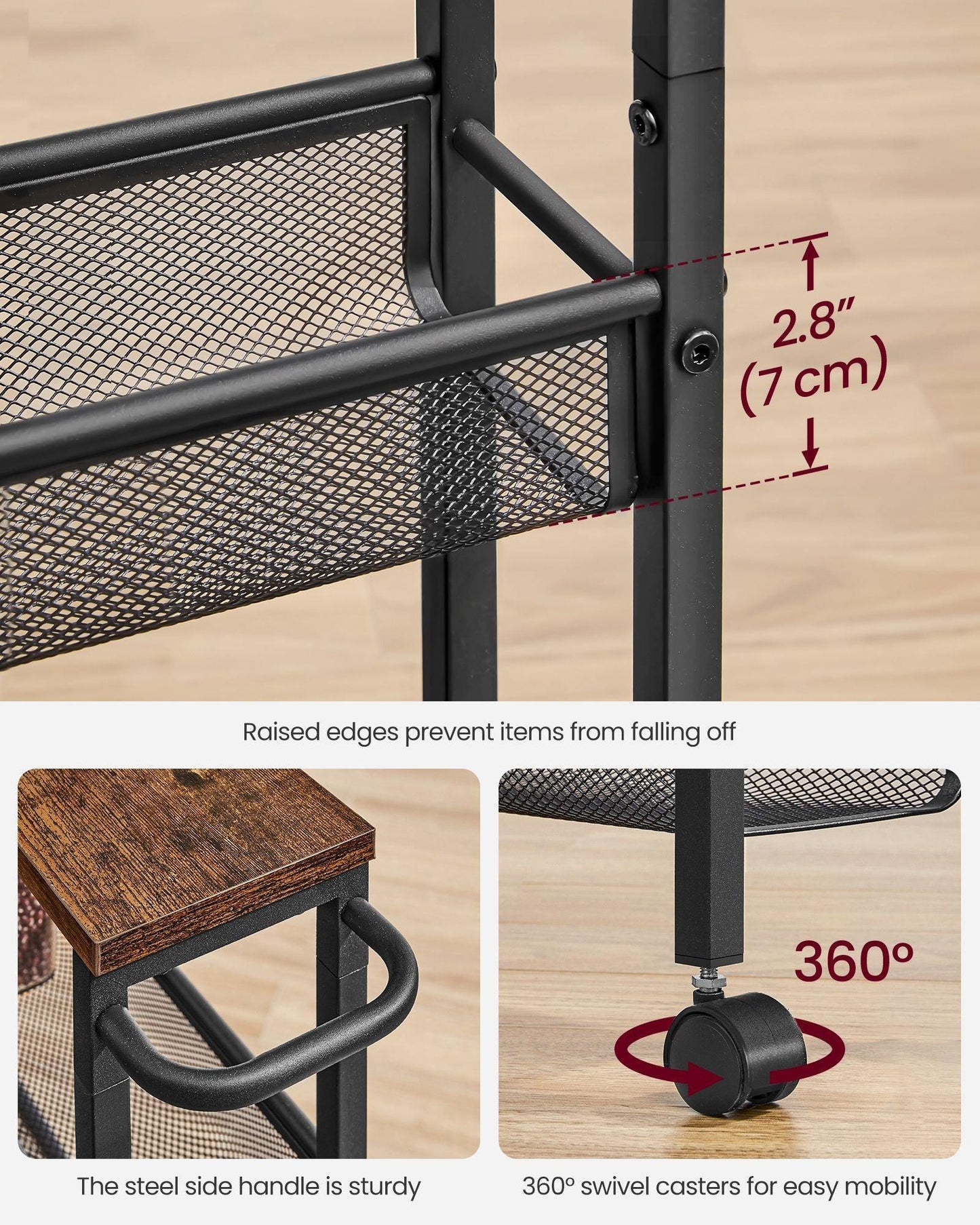 5-Tier Storage Cart FredCo