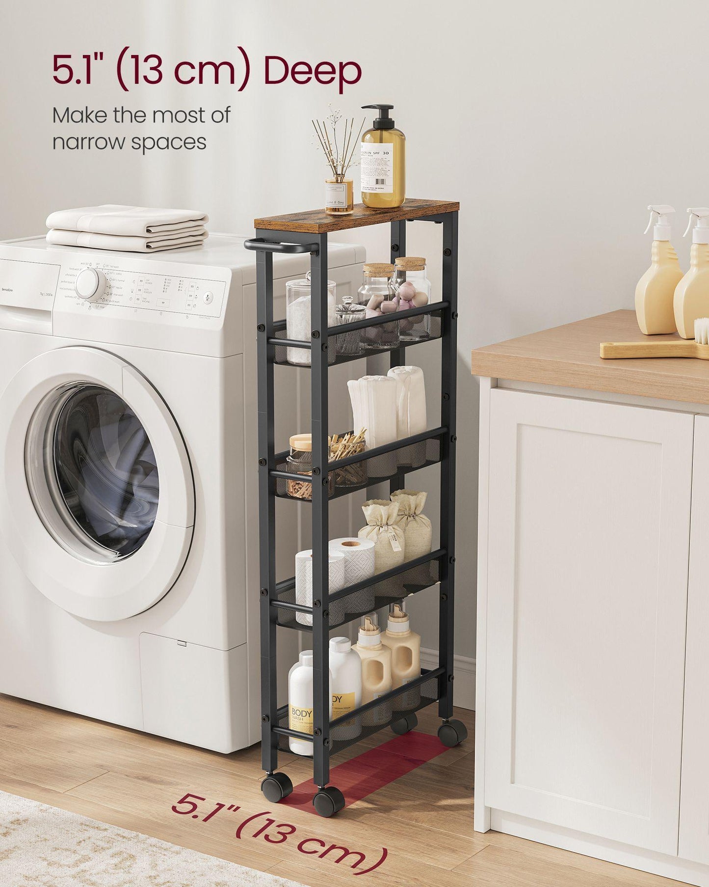 5-Tier Storage Cart FredCo