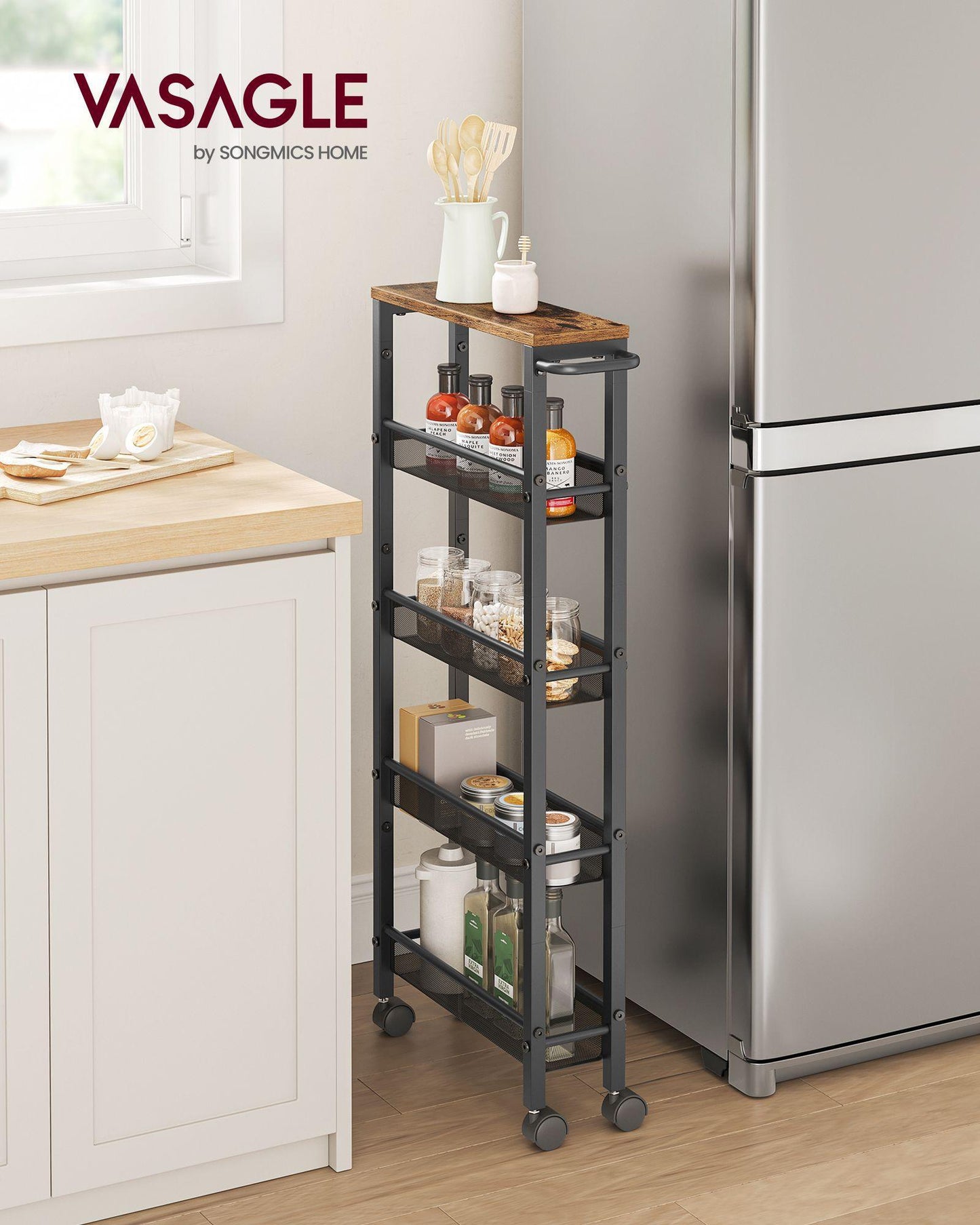 5-Tier Storage Cart FredCo