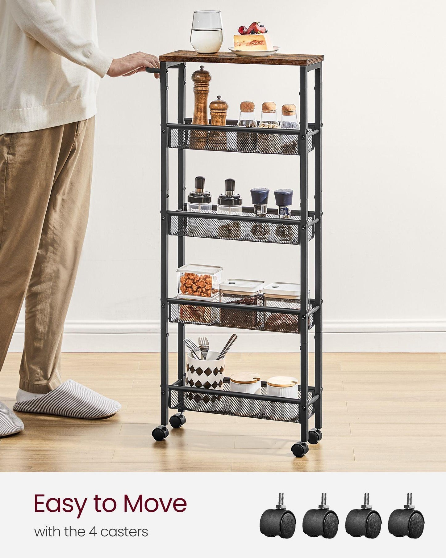 5-Tier Storage Cart FredCo
