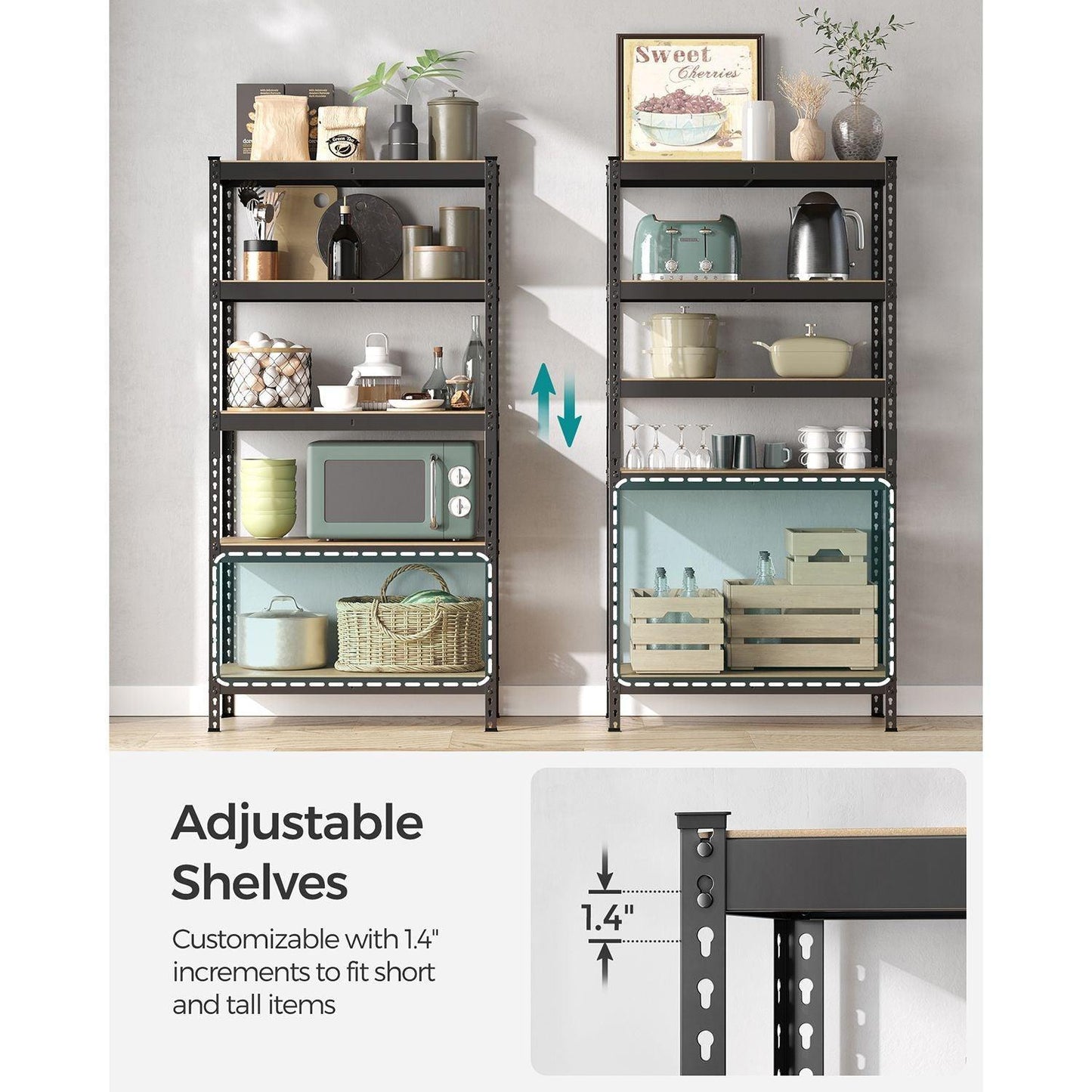 5-Tier Storage Shelves FredCo