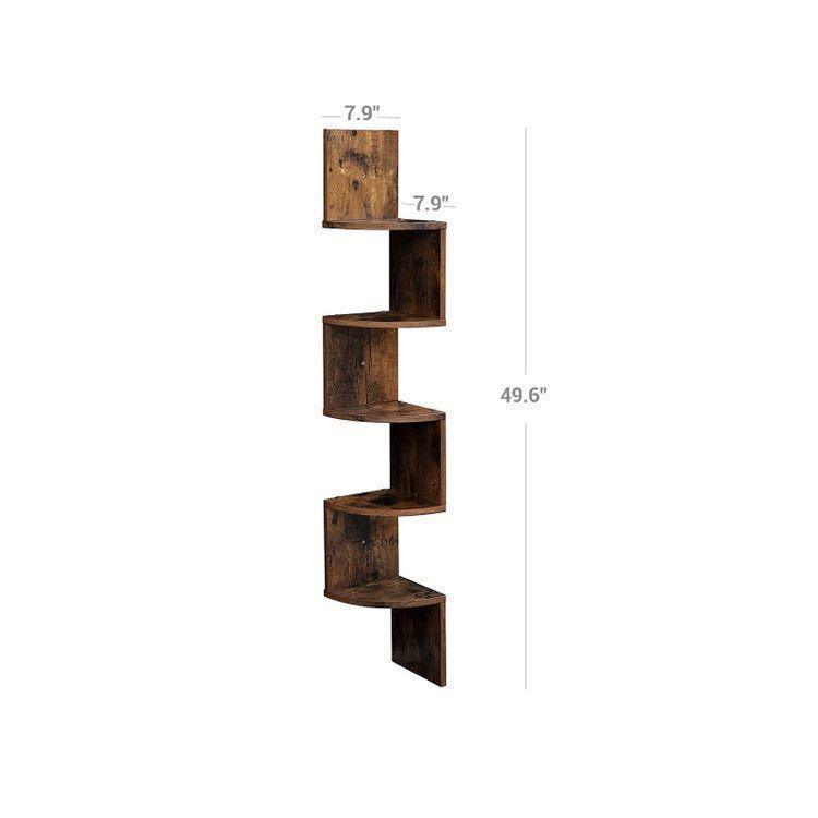 5-Tier Wall Shelf 49 Inch FredCo