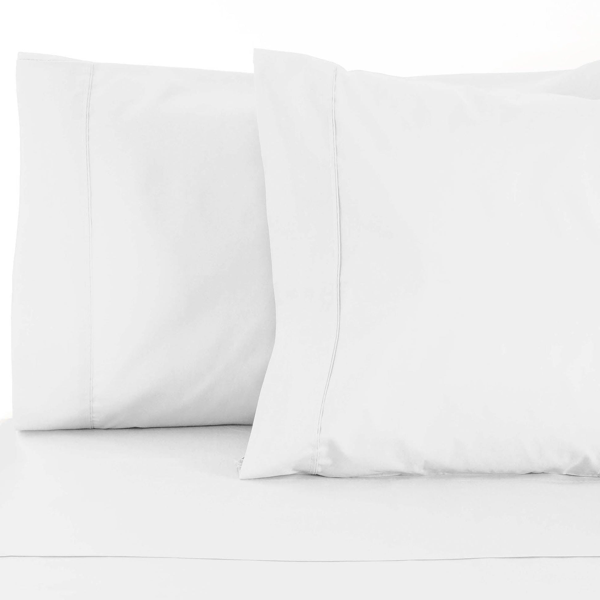 530-Thread Count 100% Egyptian Cotton Lightweight Soft Pillowcase Set FredCo