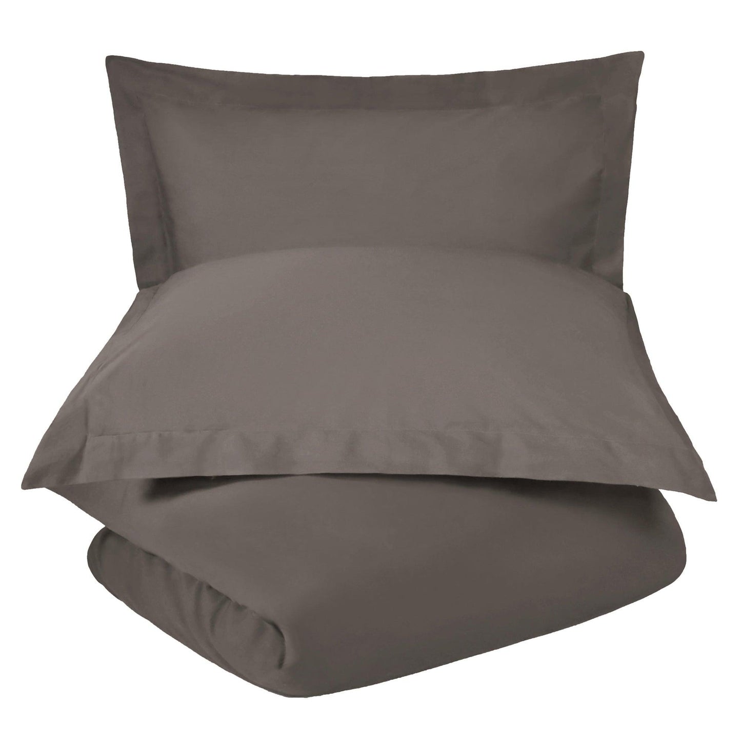 600-Thread Count Cotton-Blend Wrinkle-Resistant Soft Duvet Cover Set FredCo