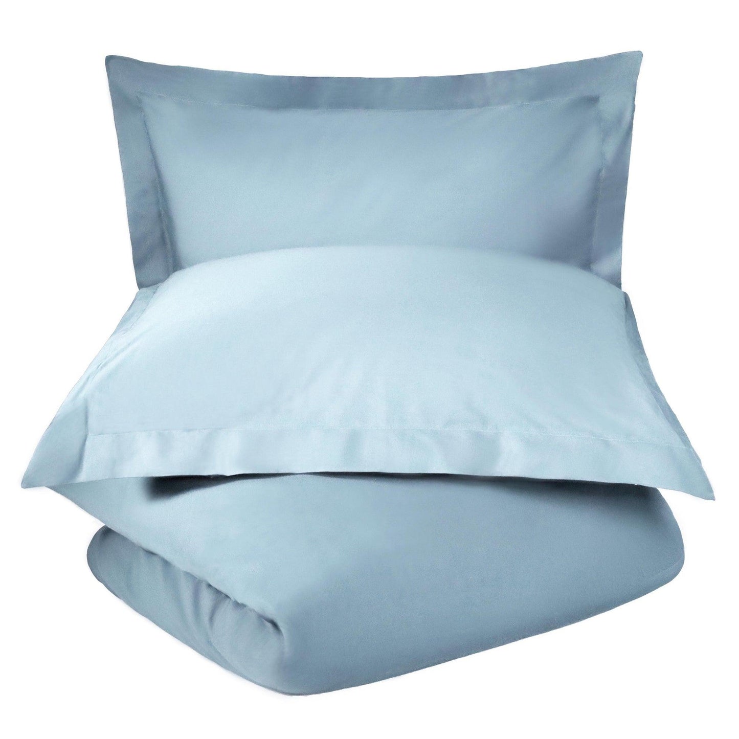 600-Thread Count Cotton-Blend Wrinkle-Resistant Soft Duvet Cover Set FredCo