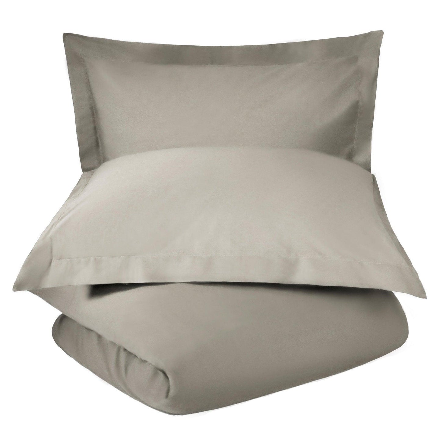 600-Thread Count Cotton-Blend Wrinkle-Resistant Soft Duvet Cover Set FredCo