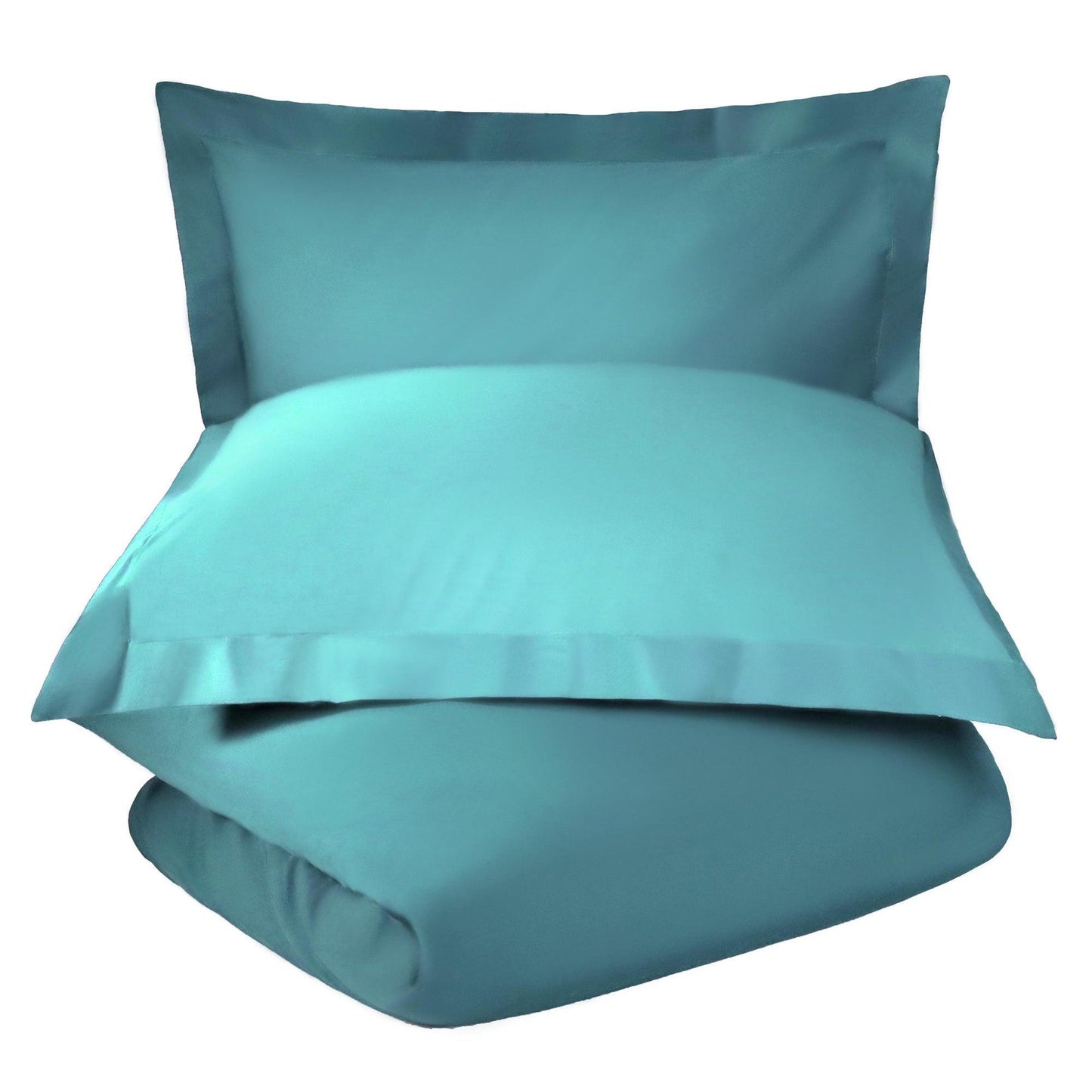 600-Thread Count Cotton-Blend Wrinkle-Resistant Soft Duvet Cover Set FredCo