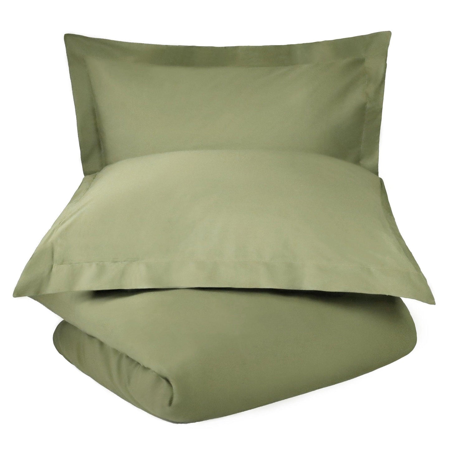 600-Thread Count Cotton-Blend Wrinkle-Resistant Soft Duvet Cover Set FredCo