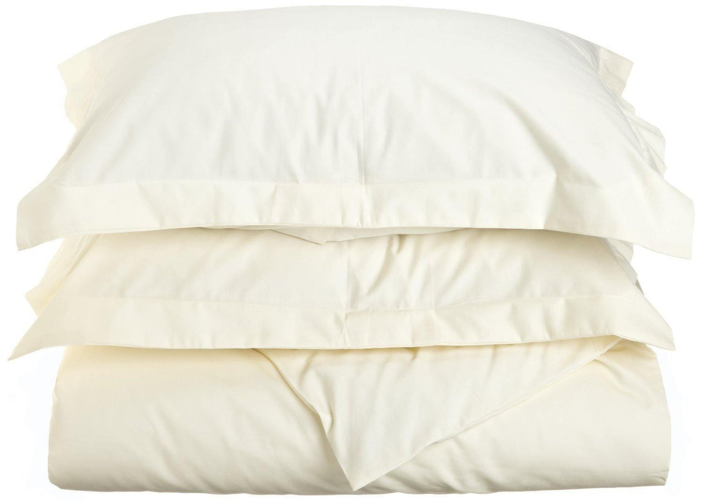 600-Thread Count Cotton-Blend Wrinkle-Resistant Soft Duvet Cover Set FredCo