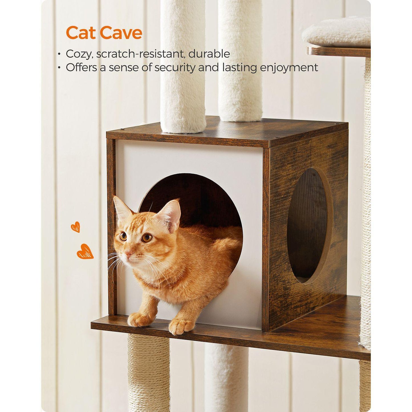 65-Inch WoodyWonders Cat Tree FredCo