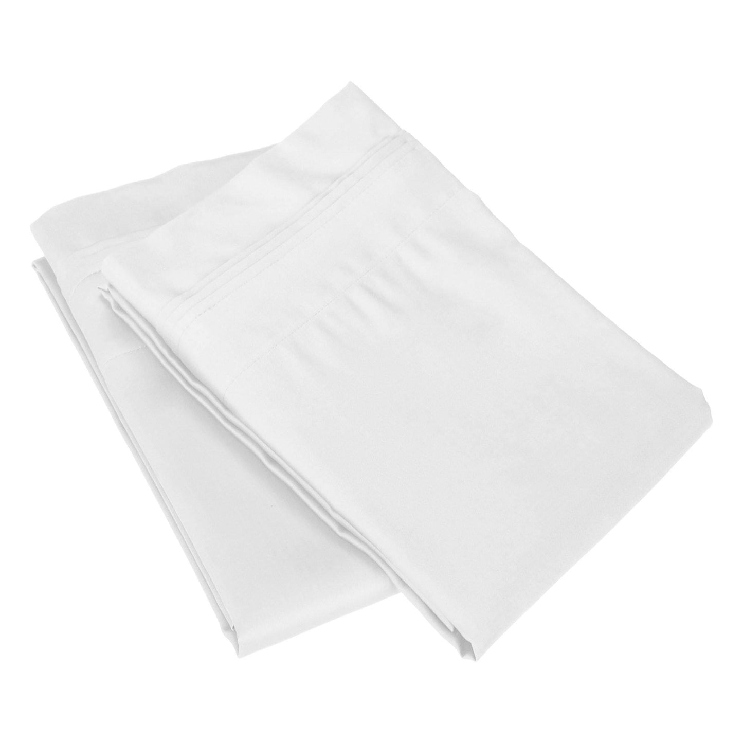 650-Thread Count 100% Egyptian Cotton Lightweight Plush Pillowcase Set FredCo