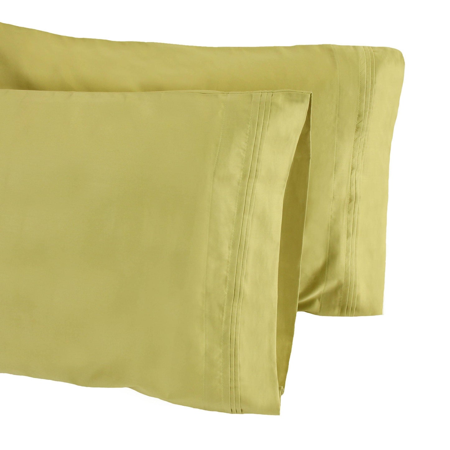 650-Thread Count 100% Egyptian Cotton Lightweight Plush Pillowcase Set FredCo