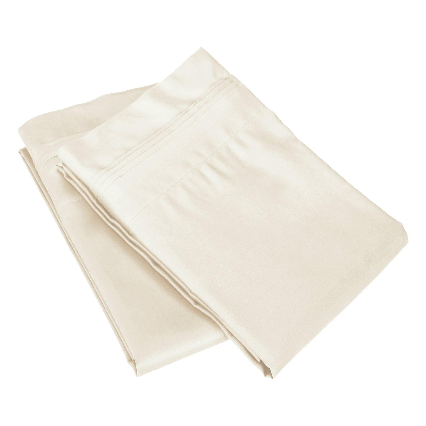 650-Thread Count 100% Egyptian Cotton Lightweight Plush Pillowcase Set FredCo