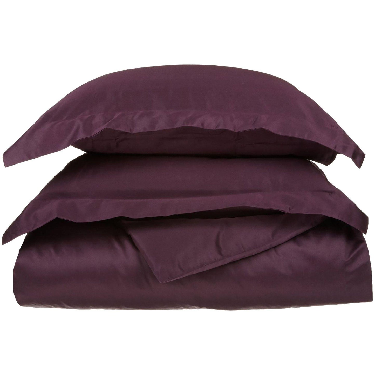 650-Thread Count 100% Egyptian Cotton Luxurious Plush Duvet Cover Set FredCo