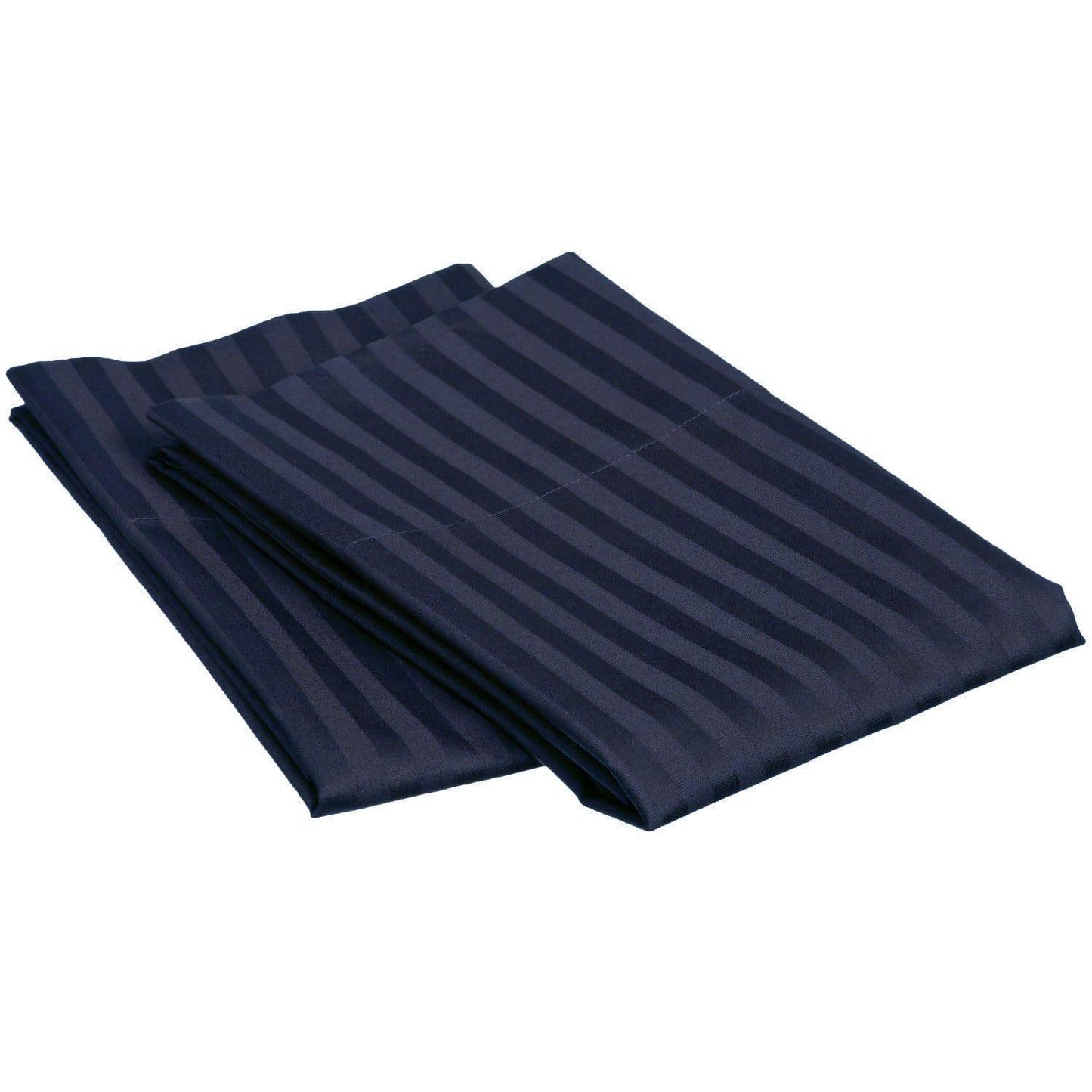 650-Thread Count 100% Egyptian Cotton Plush Striped Pillowcase Set FredCo