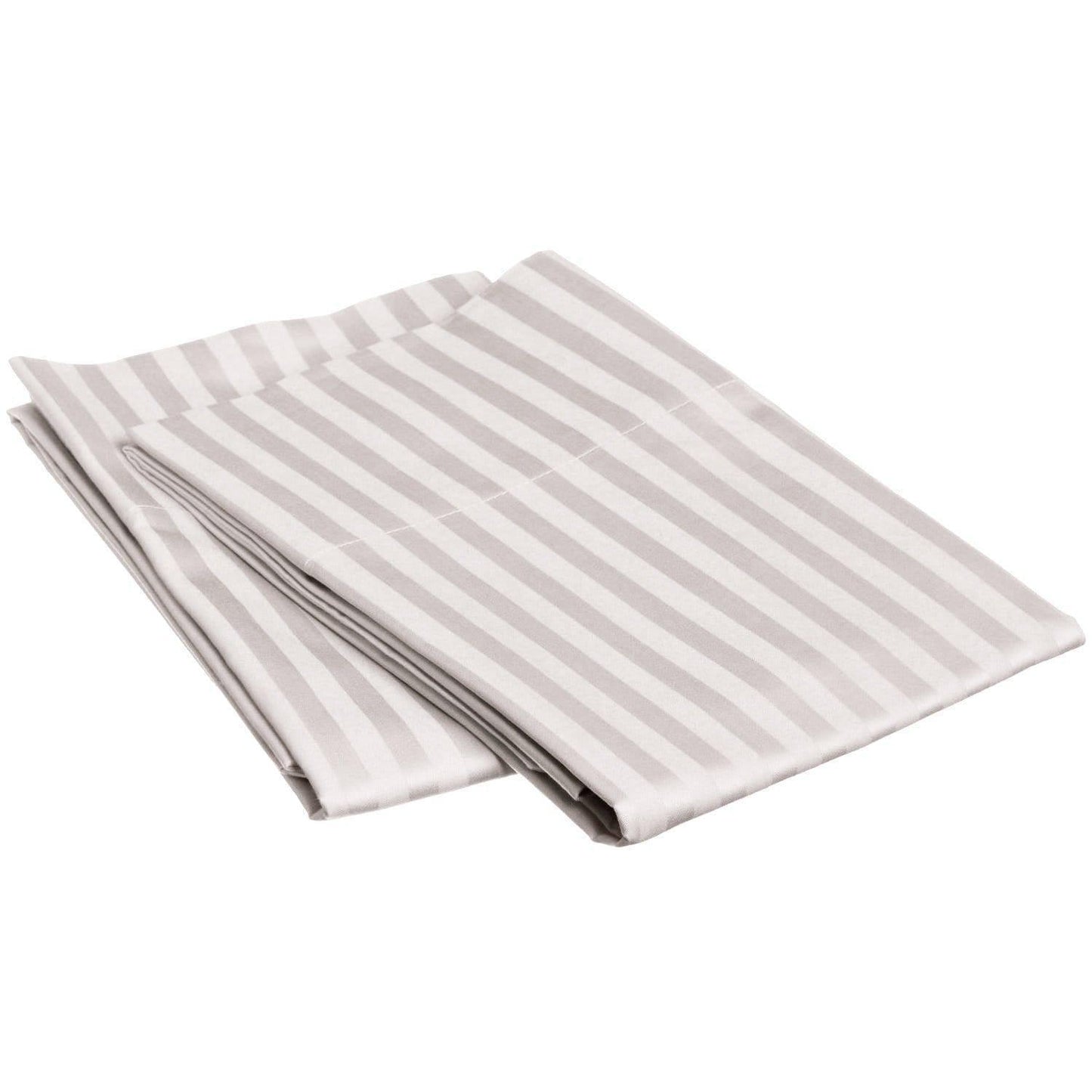 650-Thread Count 100% Egyptian Cotton Plush Striped Pillowcase Set FredCo