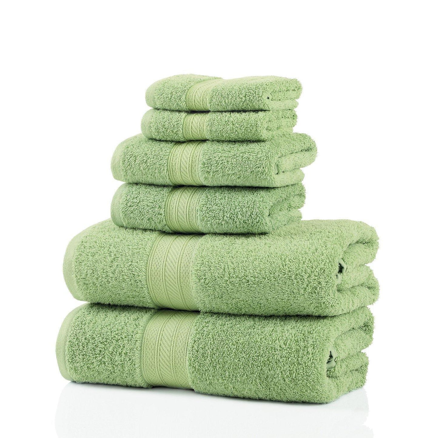 700 GSM Plush Absorbent Long Staple Combed Cotton 6-Piece Towel Set FredCo