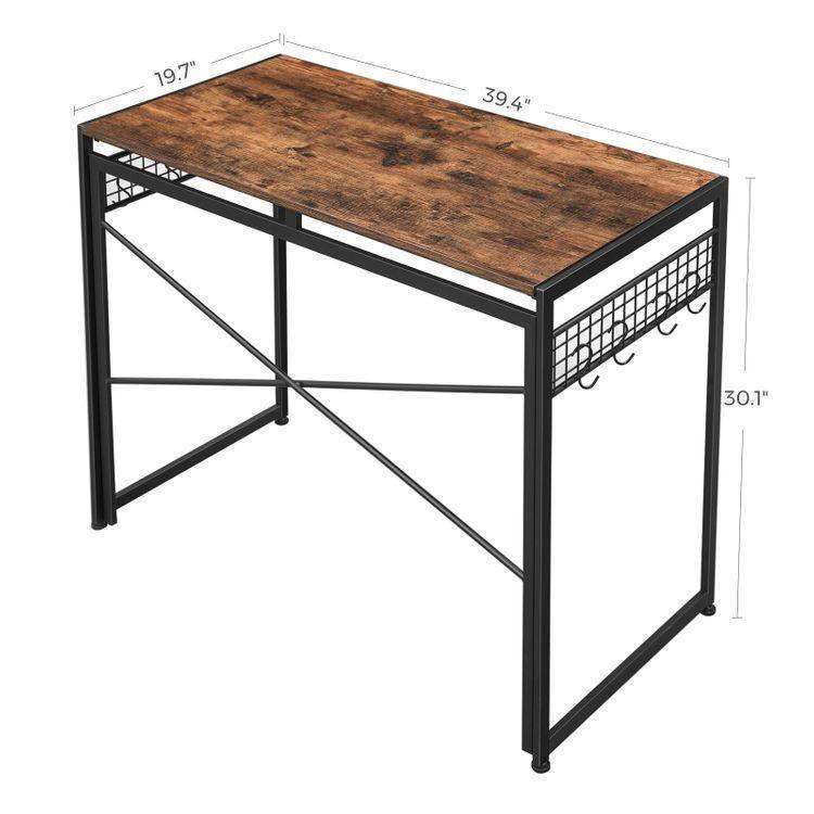 8 Hooks Computer Desk FredCo