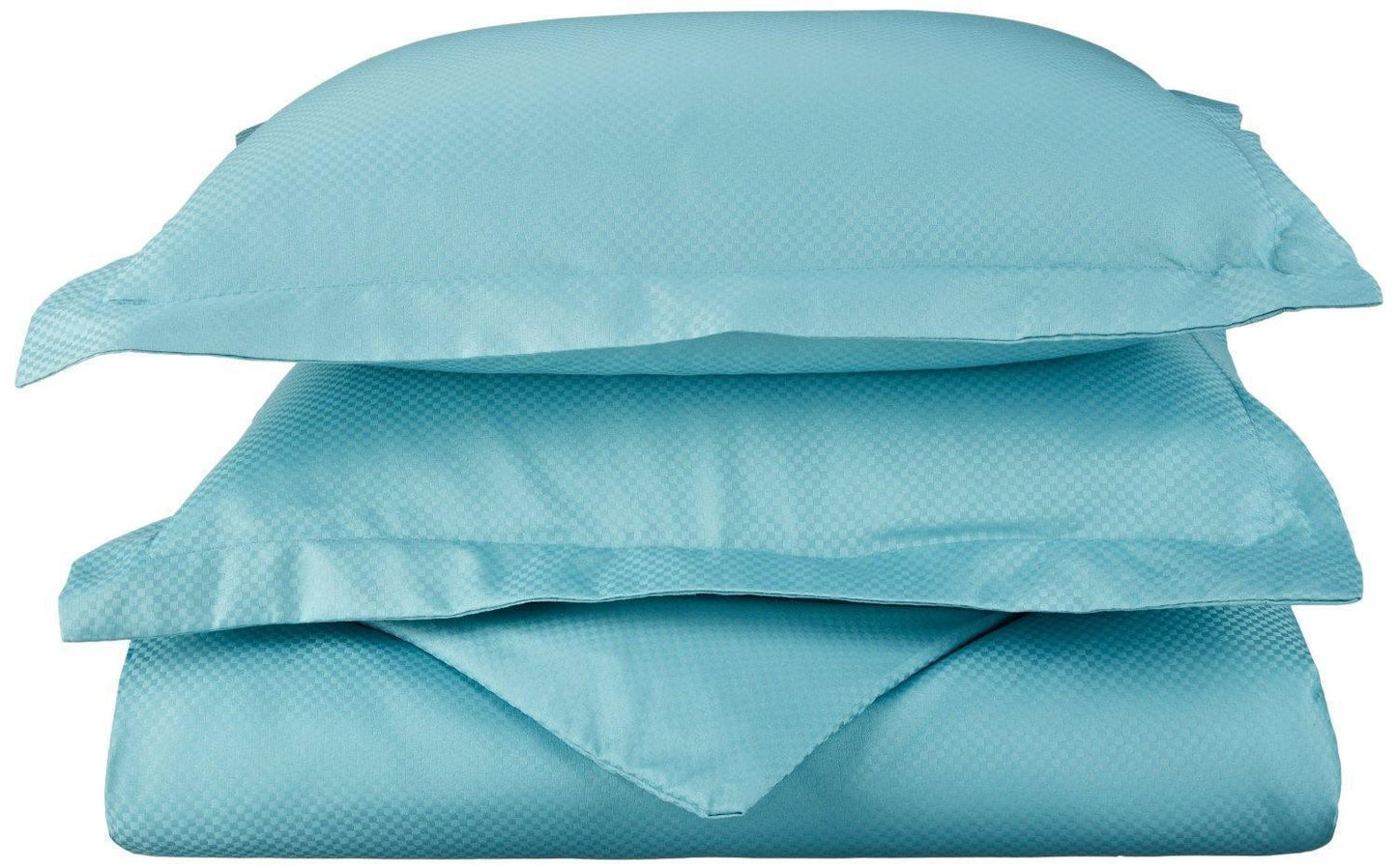 800-Thread Count Cotton-Blend Ultra-Soft Micro-Checker Duvet Cover Set FredCo