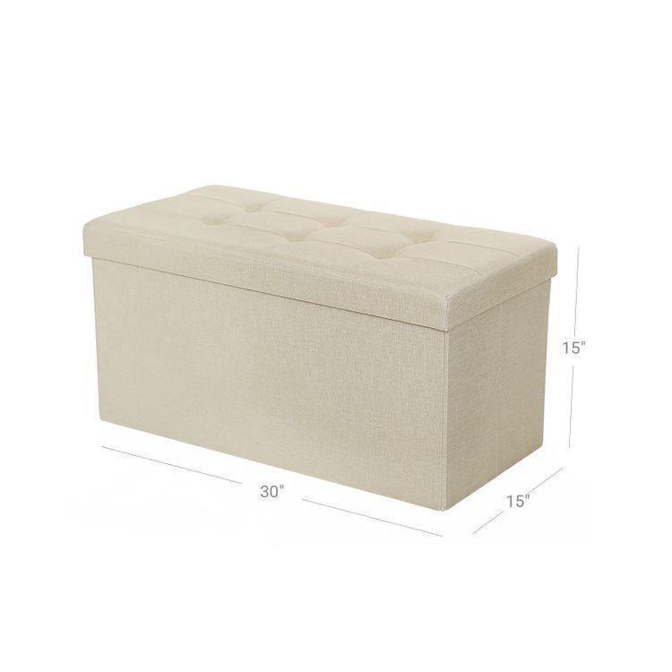 80L Capacity Storage Ottoman FredCo