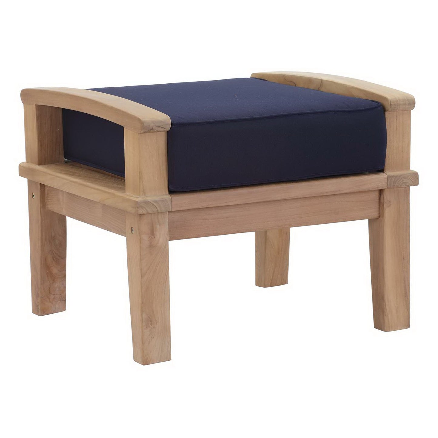 Marina Outdoor Patio Teak Ottoman by Modway EEI-1152