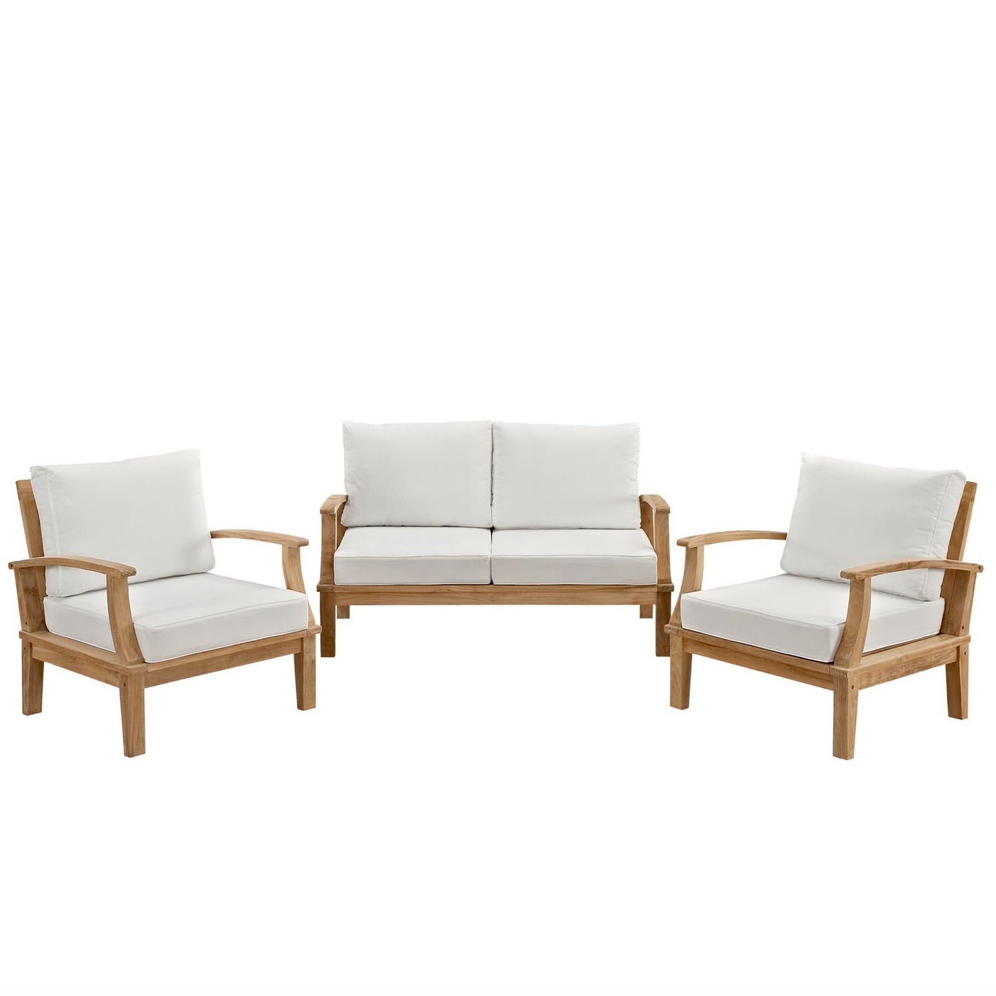 Marina 3 Piece Outdoor Patio Teak Set by Modway EEI-1470