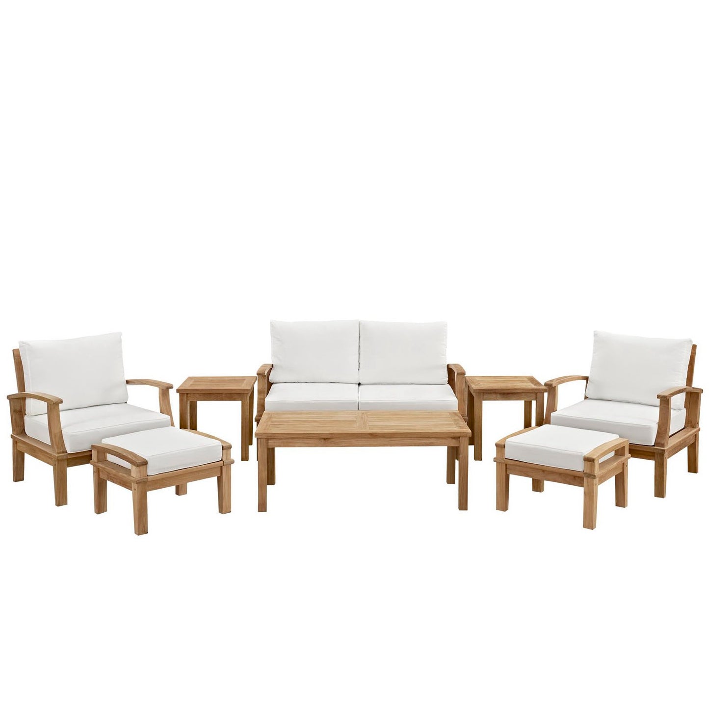 Marina 8 Piece Outdoor Patio Teak Set by Modway EEI-1471